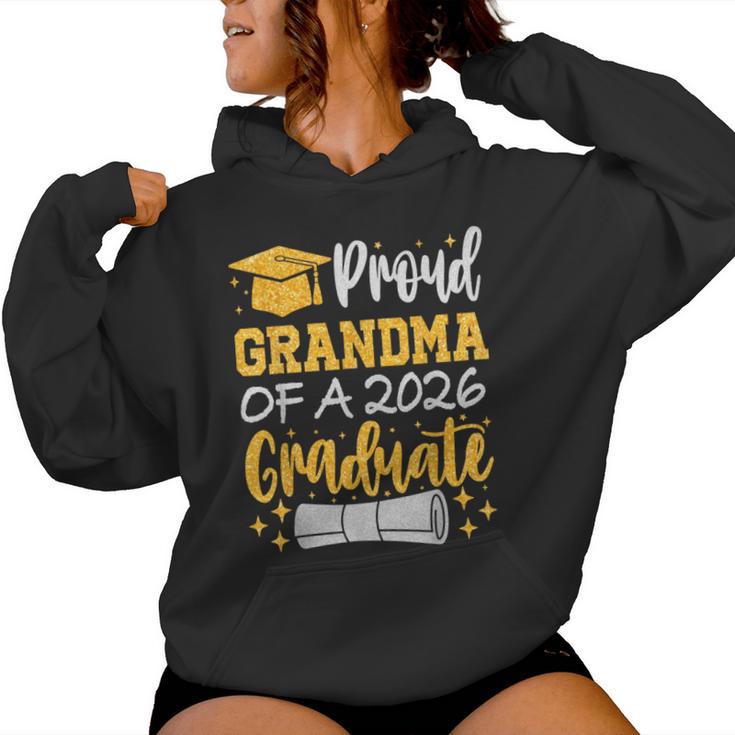 Proud Grandma Of A 2026 Graduate Class Of 2026 Graduation Women Hoodie