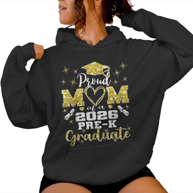 Proud Mom Of Pre K School Graduate 2026 Graduation Mom Women Hoodie