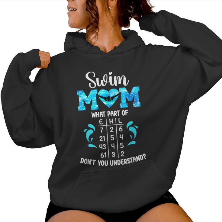 Swim Mom Swimming Mom Of A Swimmer Mother Women Hoodie