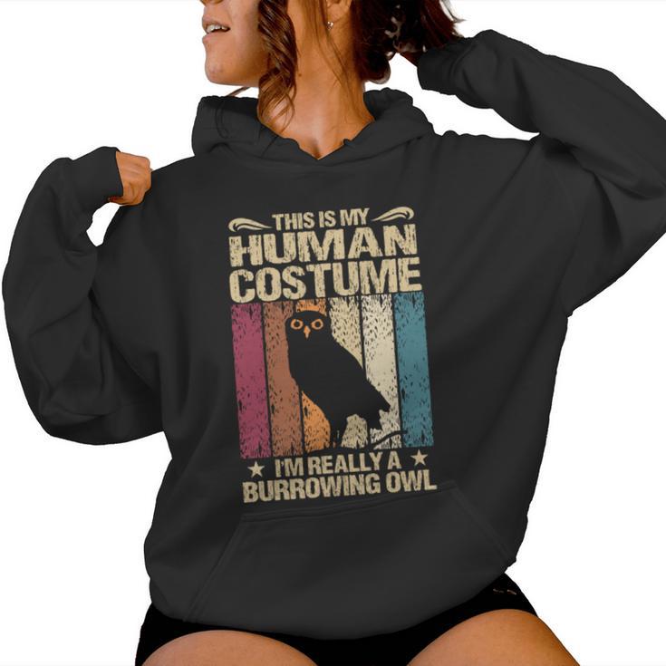 This Is My Human コスチューム I'm Really A Burrowing Owl 長袖tシャツ レディースパーカー
