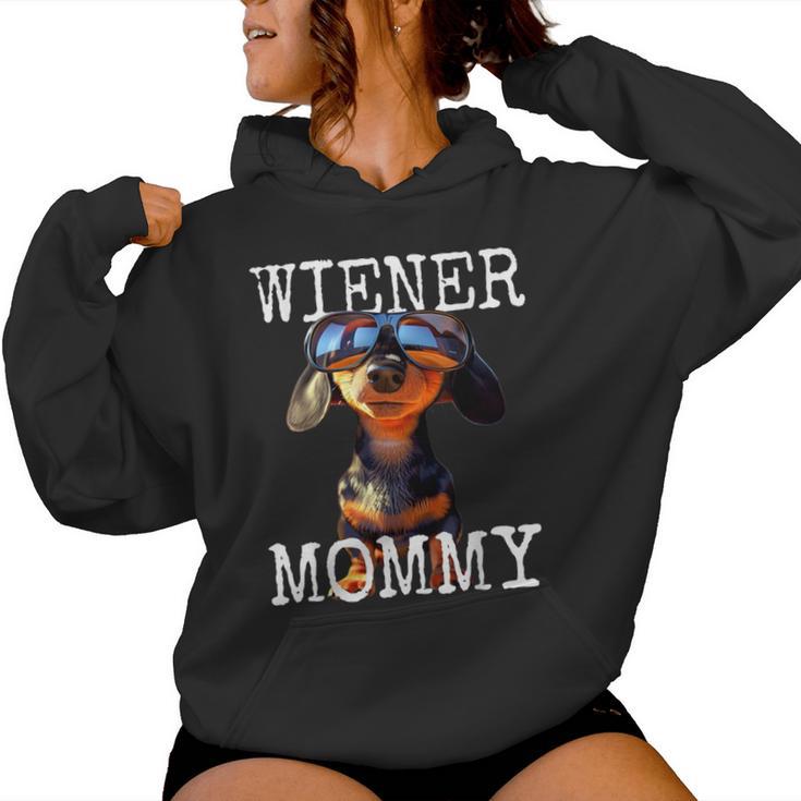Wiener Mommyウィンナー・マミー ダックスフンド・ママ ダックスフンド・ママ 母の日 ダックスフンド レディースパーカー