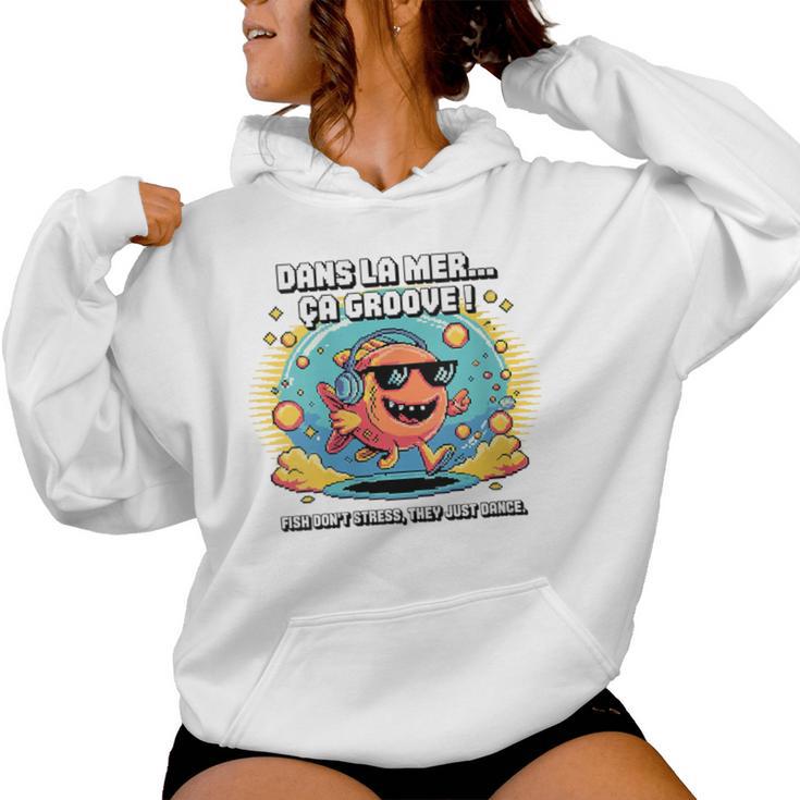Cadeauympa Amateur Des Poissons Poisson Rigolo Humeur Sweat à capuche femme