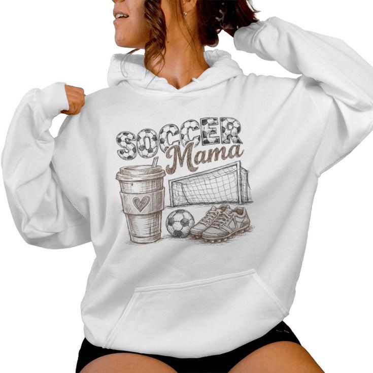 Soccer Mom Game Day Soccer Mama Graphic Women Women Hoodie