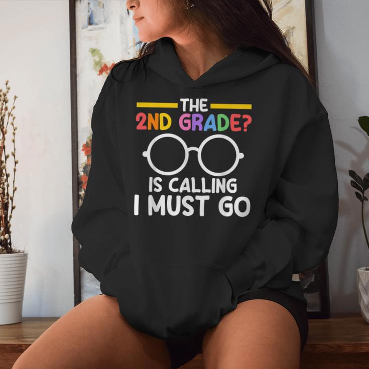 The 2Nd Grade Is Calling I Must Go First Grade Graduation レディースパーカー 彼女への贈り物