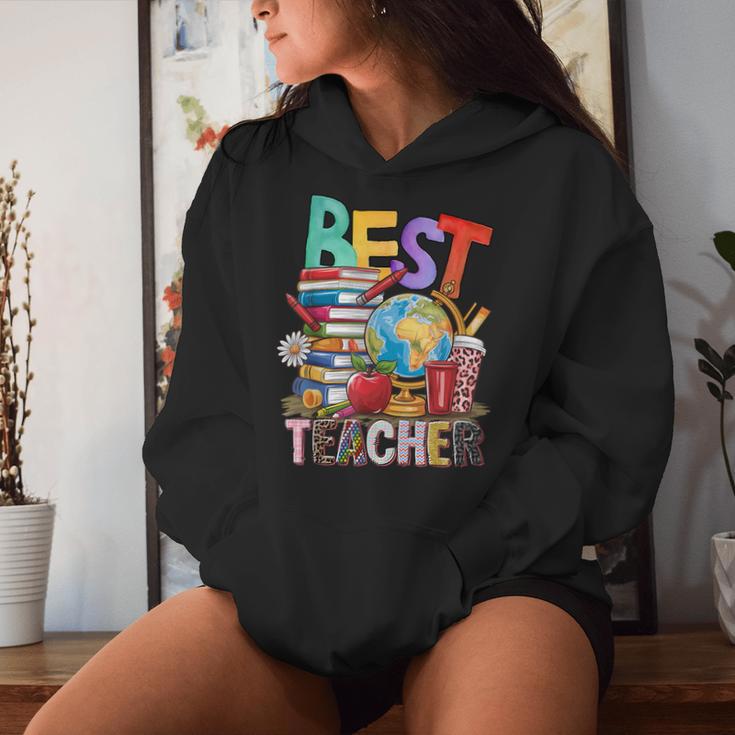 Best Teacher I Love My Teacher Ever Best Teacher レディースパーカー 彼女への贈り物