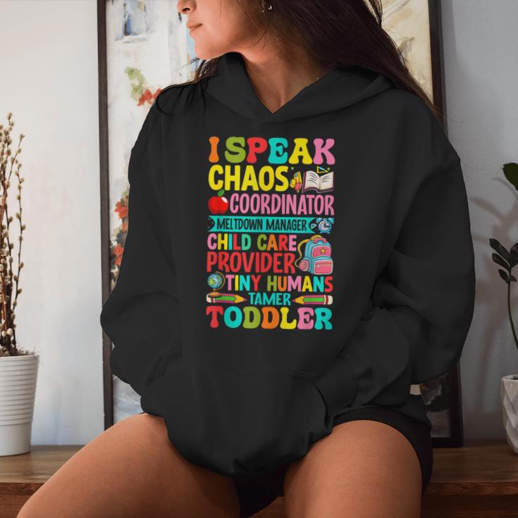 Daycare Teacher Ipeak Toddler Preschool Kindergarten レディースパーカー 彼女への贈り物