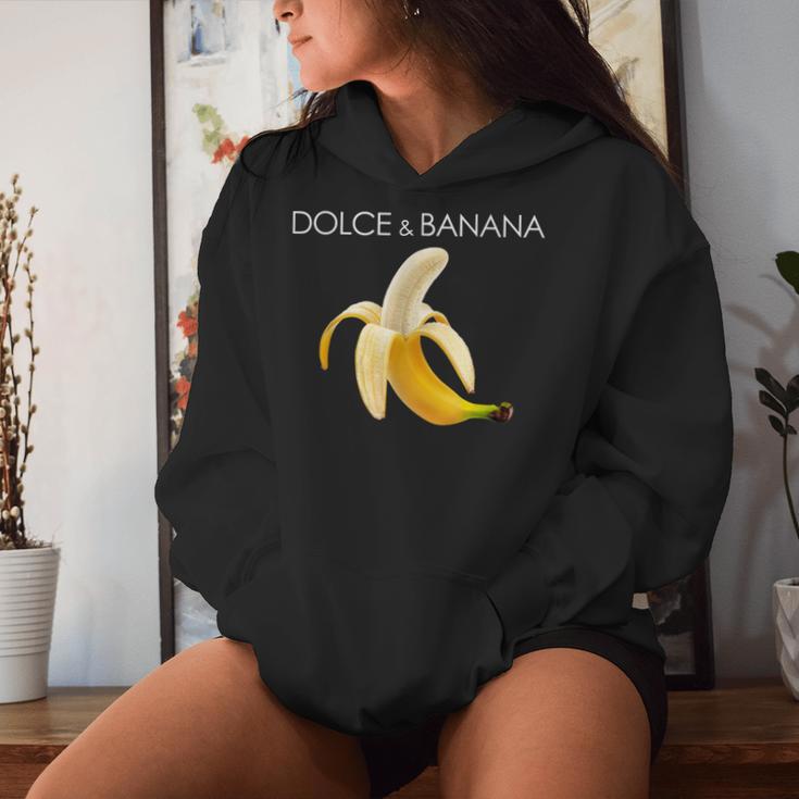 Dolce And BananaCute Graphic Banana レディースパーカー 彼女への贈り物