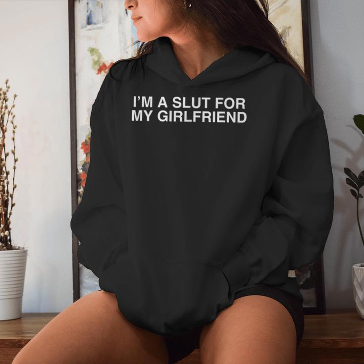 I'm Alut For My Girlfriend Y2k カップル 風刺殺 レディースパーカー 彼女への贈り物