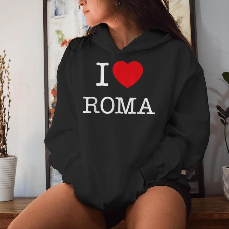 I Love Roma Graphic Novelty & Cool s レディースパーカー 彼女への贈り物
