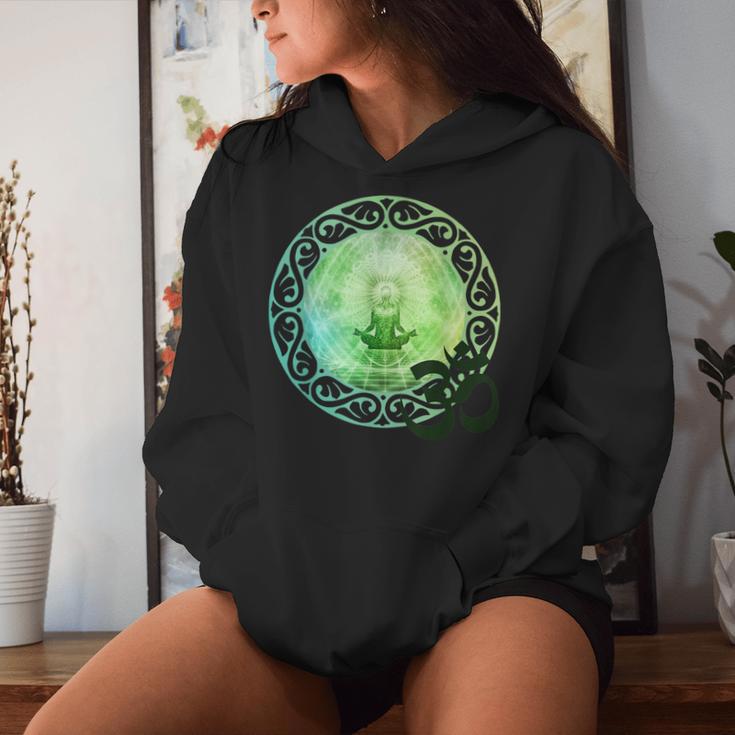Mandala Namaste スピリチュアルブッダ ファッション服セット グリーン レディースパーカー 彼女への贈り物
