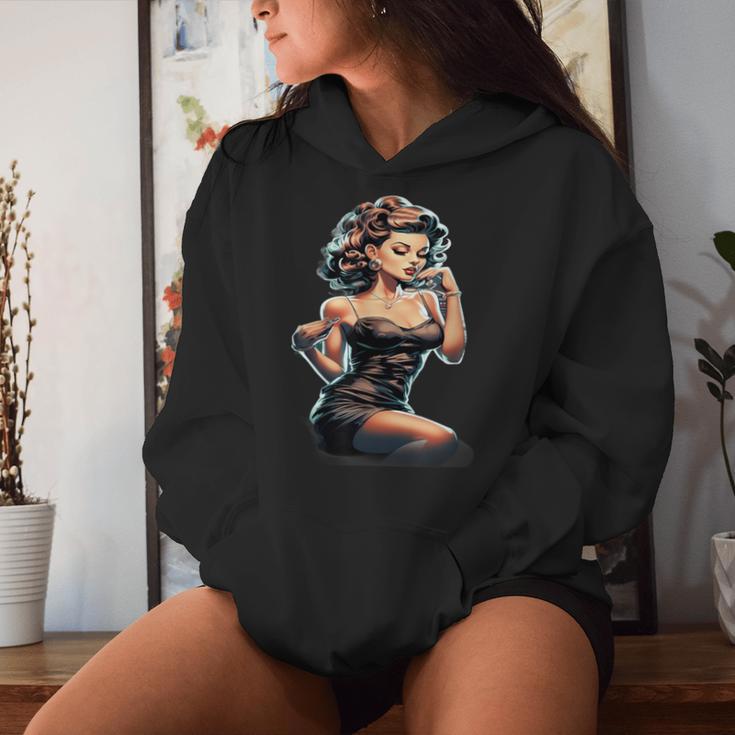 Pinup Girl ジュークボックス レコード音楽プレーヤー ヴィンテージ レディースパーカー 彼女への贈り物