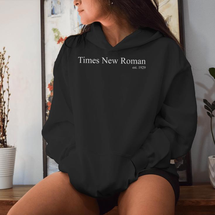Times New Roman、1929年設立、フォント書体テキストタイポグラフィ レディースパーカー 彼女への贈り物