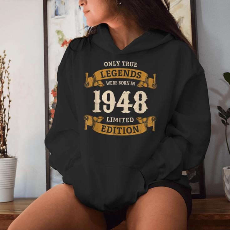 ヴィンテージ 1948 ギフト 男性 女性 長寿祝い 1948年生まれ 還暦祝い ユニークな誕生日プレゼント レディースパーカー 彼女への贈り物