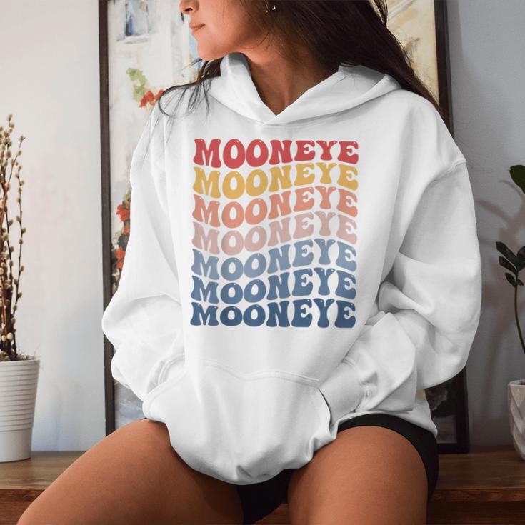 Mooneye Groovy レトロフィッシュ レディースパーカー 彼女への贈り物