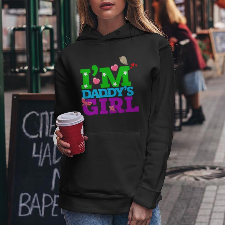I'm Daddy's Girl I Love You Dad Daddy Daughter レディースパーカー 面白い贈り物