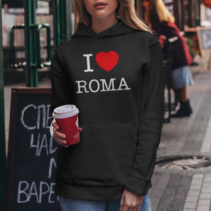 I Love Roma Graphic Novelty & Cool s レディースパーカー 面白い贈り物