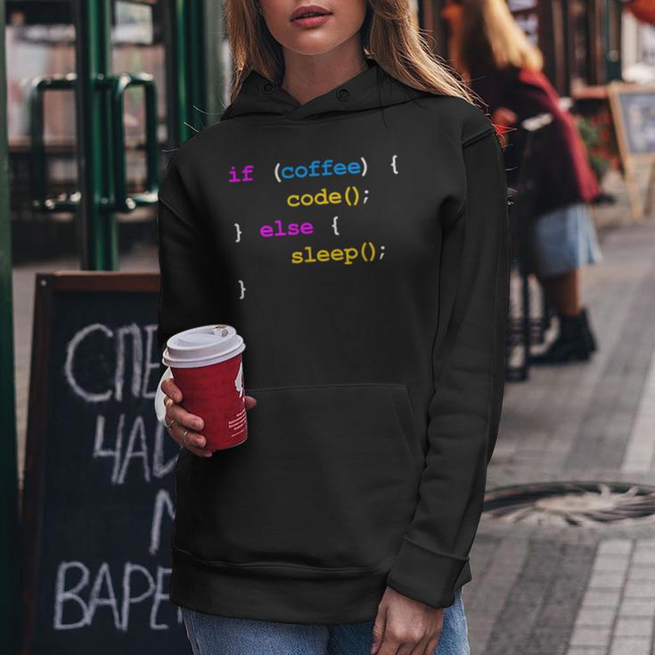 No Coffee No Code Itエンジニア プログラマー おもしろ レディースパーカー 面白い贈り物