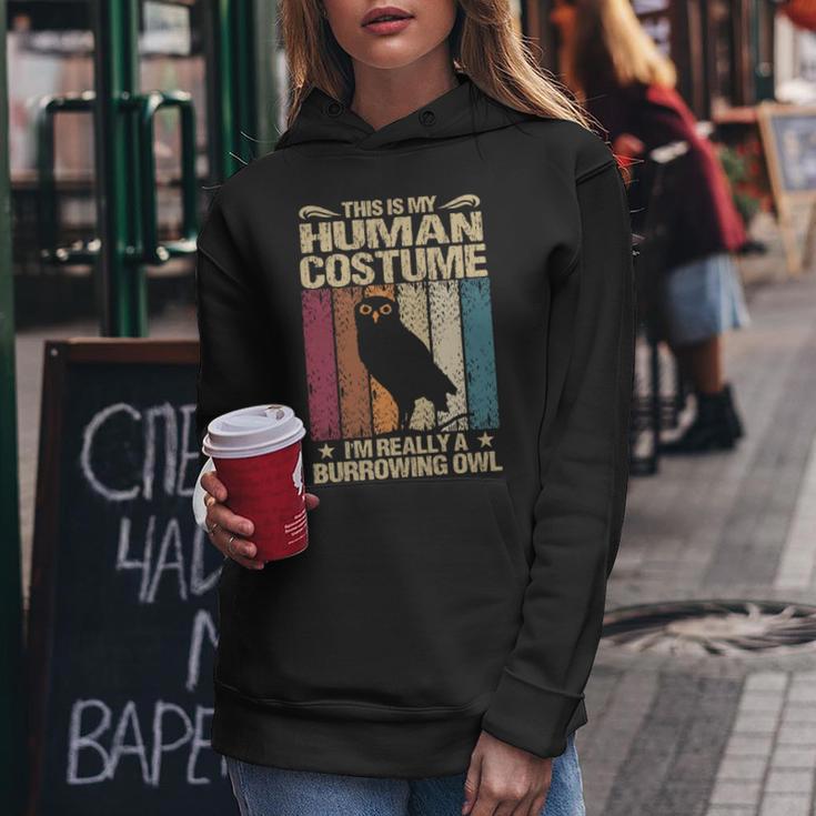 This Is My Human コスチューム I'm Really A Burrowing Owl 長袖tシャツ レディースパーカー 面白い贈り物