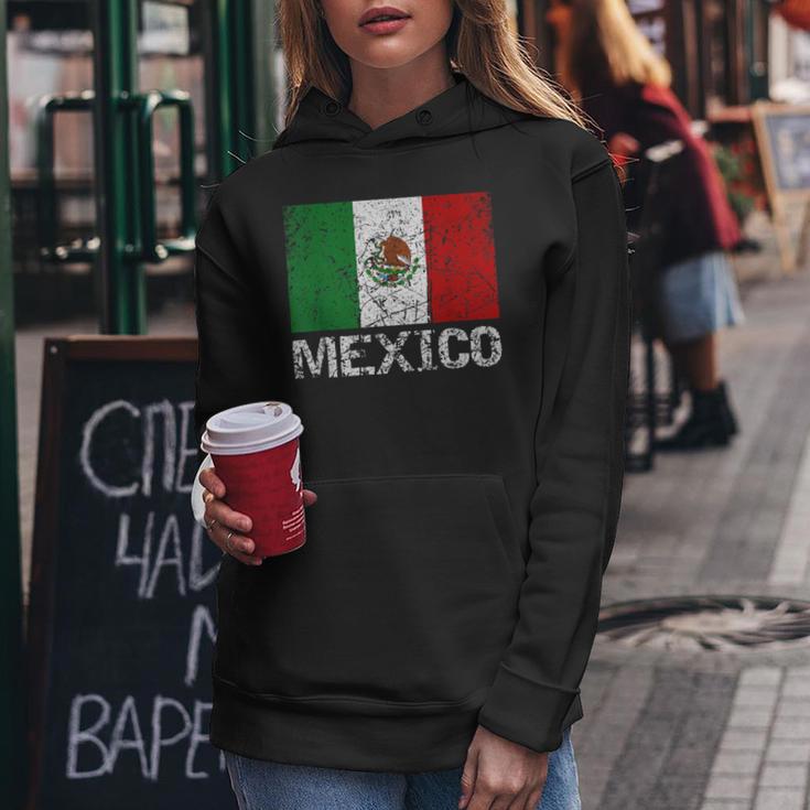 メキシコの国旗 アンティーク調 男性 女性 キッズ レディースパーカー 面白い贈り物