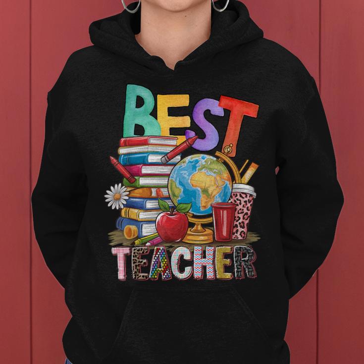 Best Teacher I Love My Teacher Ever Best Teacher レディースパーカー