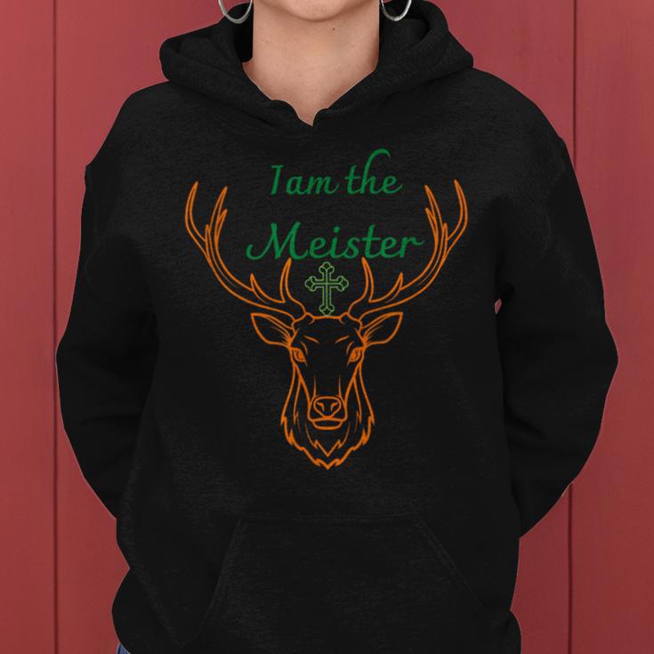 Jaegermeister Meister Deer Family Dad Mum Cheeky レディースパーカー