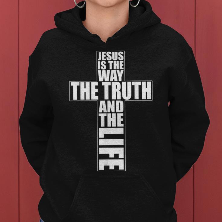 Jesus Is The Way The Truth And The Life アパレル Christian Cr レディースパーカー