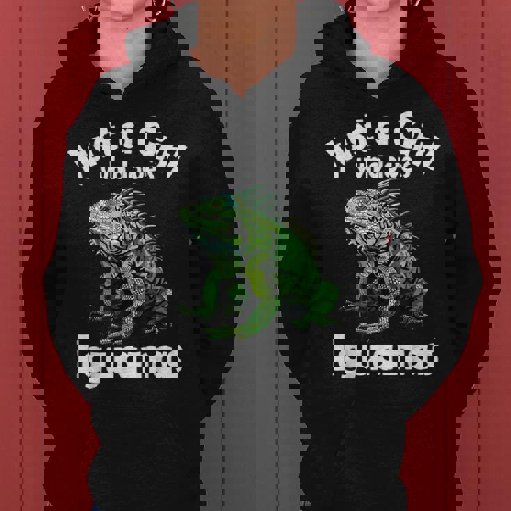 Just A Girl Who Loves イグアナ レディースパーカー