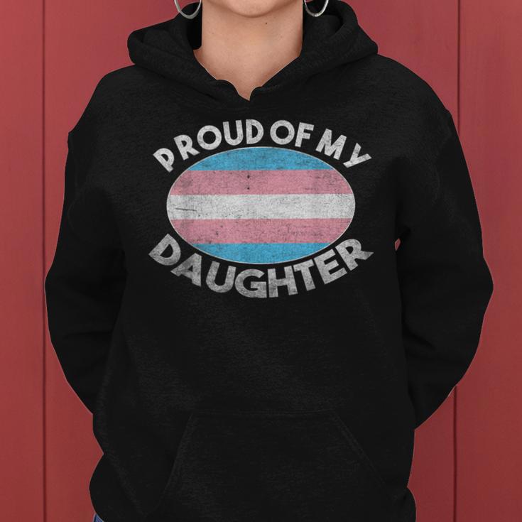 Lgbt お父さん 母 誇り Of My Transgender Daughter Transpride レディースパーカー