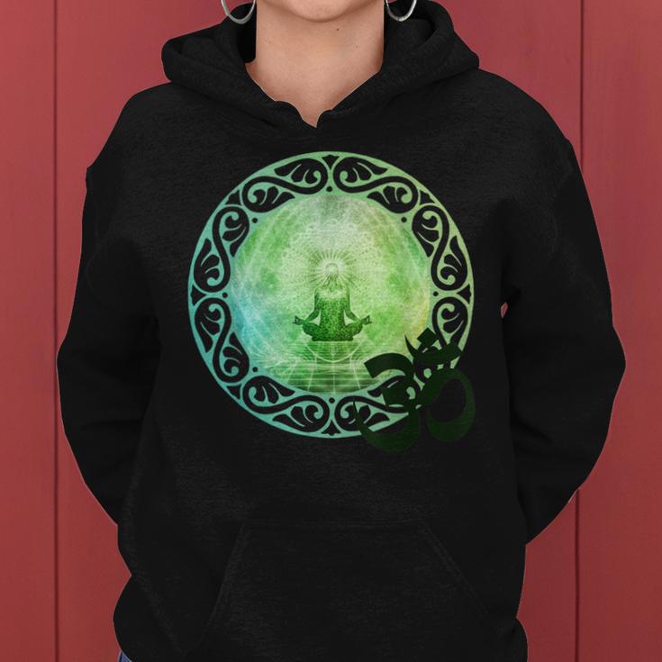 Mandala Namaste スピリチュアルブッダ ファッション服セット グリーン レディースパーカー