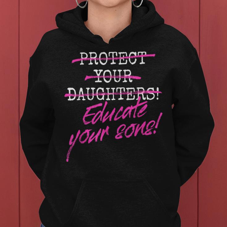 Protect Your Daughters 娘を守るために 息子を教育するために フェミニズムを理解するために レディースパーカー