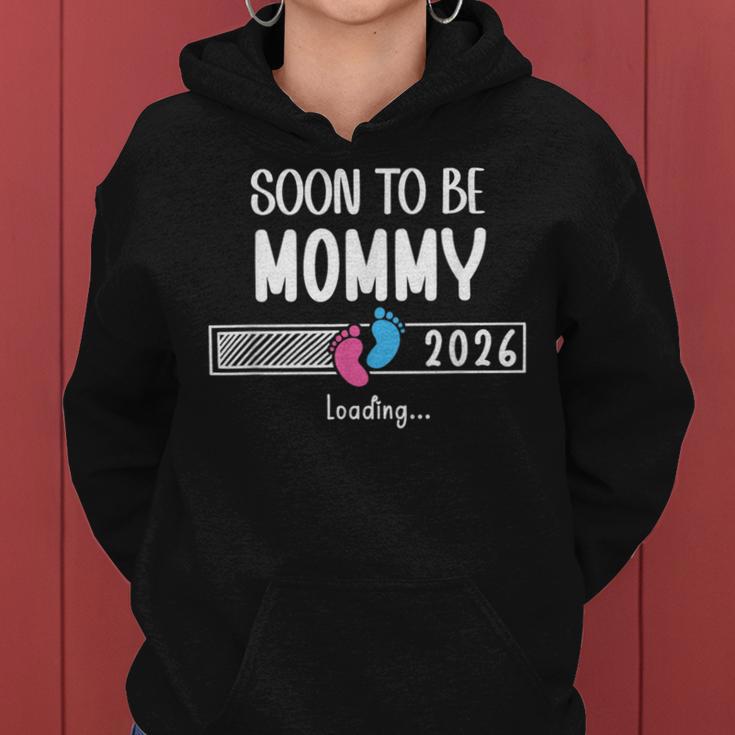 Soon To Be Mom 2026 Loading Promoted To Mommy First Time Mom レディースパーカー