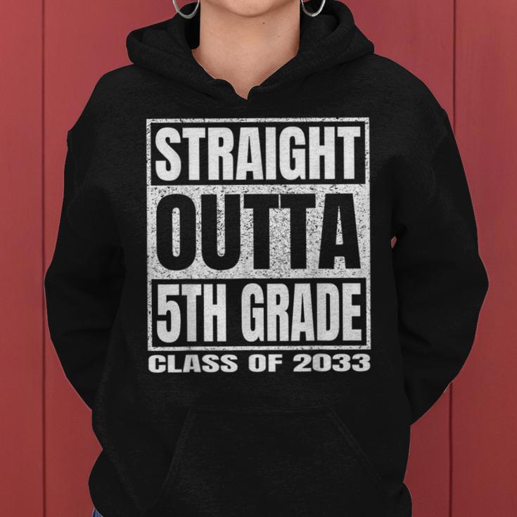 Straight Outta 5Th Gradechool Graduation Class Of 2033 レディースパーカー