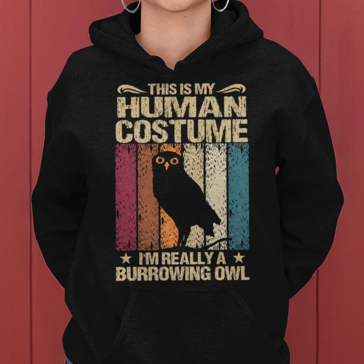 This Is My Human コスチューム I'm Really A Burrowing Owl 長袖tシャツ レディースパーカー