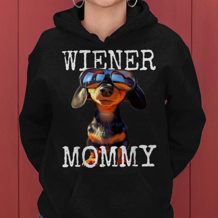 Wiener Mommyウィンナー・マミー ダックスフンド・ママ ダックスフンド・ママ 母の日 ダックスフンド レディースパーカー