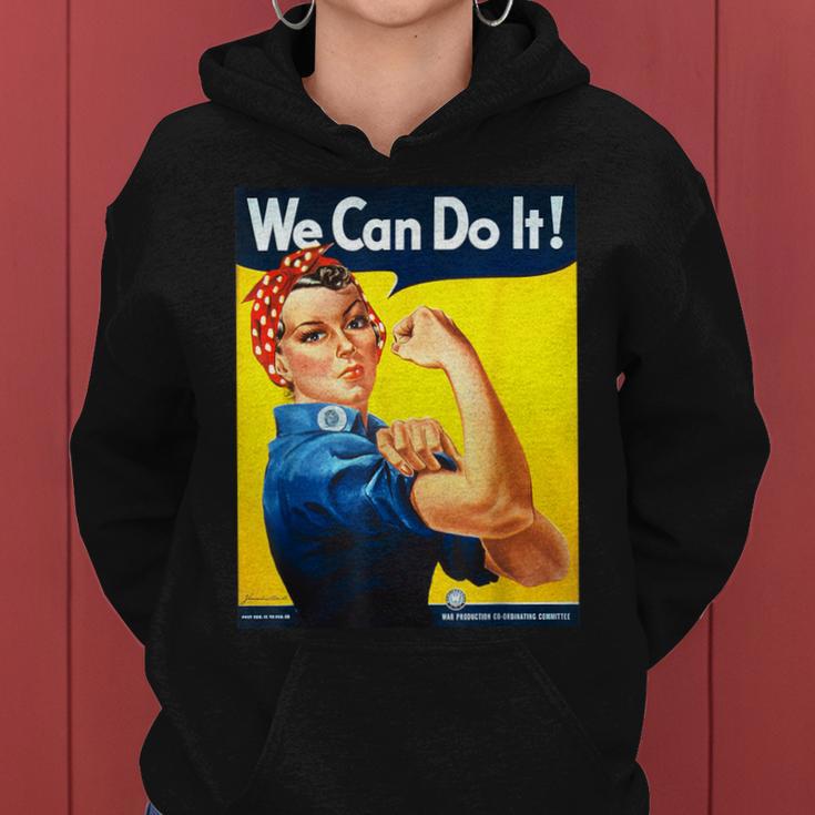 「We Can Do It」ポスター ロージー The Riveter Girl Power」 レディースパーカー