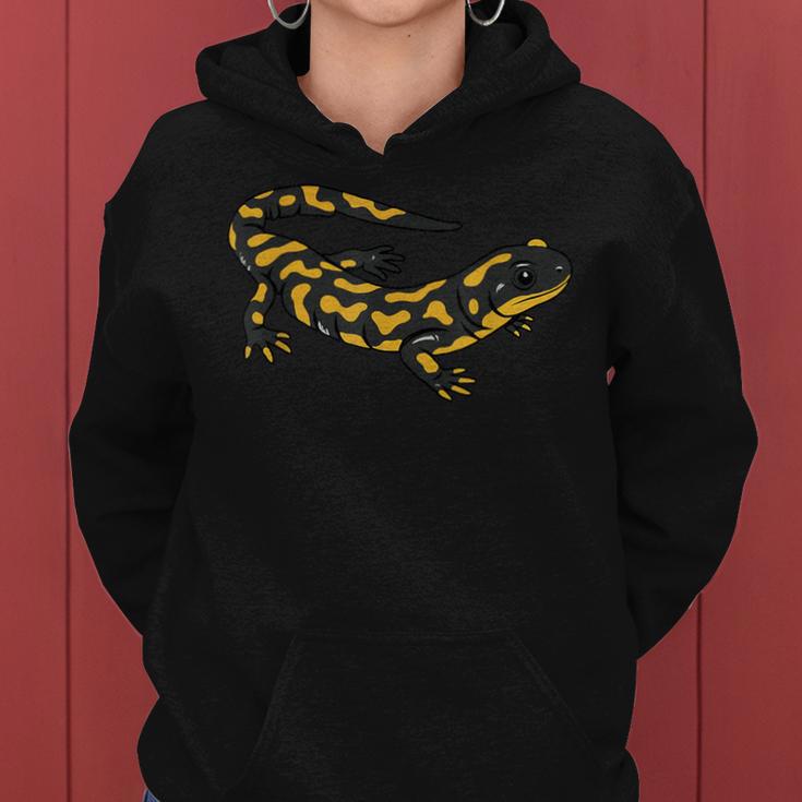 タイガーモール サラマンダー Ambystoma Tigrinum レディースパーカー