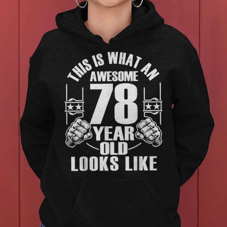 男性、女性、78歳の誕生日への78歳の誕生日プレゼント レディースパーカー