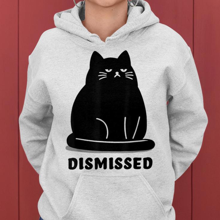Annoyed Cat Dismissedarcastic Rolling Eyes カワイイキャット レディースパーカー