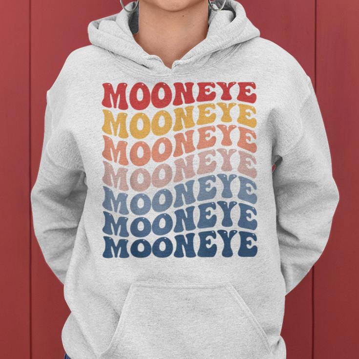 Mooneye Groovy レトロフィッシュ レディースパーカー