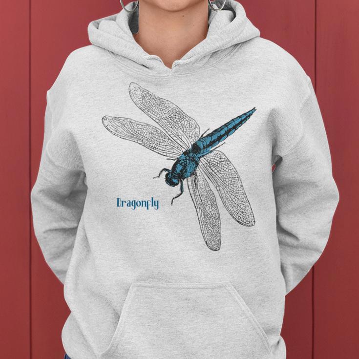 トンボ 蜻蛉 蜻蜓 大きい Dragonfly レトロ 虫 昆虫 イラスト かっこいい おしゃれ トンボ好き トンボ柄 レディースパーカー