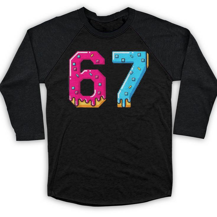 67 Shirt Baseball Life Style 101 Apparel Youth Drip Meme Baseball Raglan Shirt