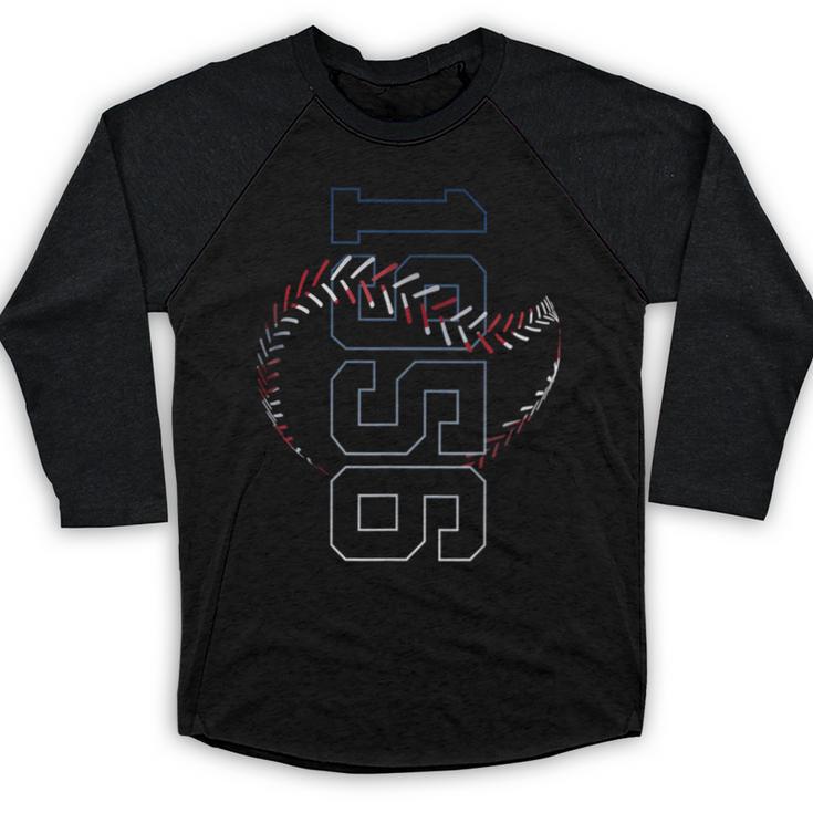 70 Years 1956 Baseball 70TH Birthday Baseball Raglan Shirt