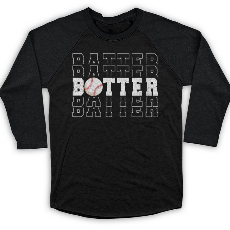 Baseball Batter Team Player Sport Lover Family Friends Fans Baseball Raglan Shirt
