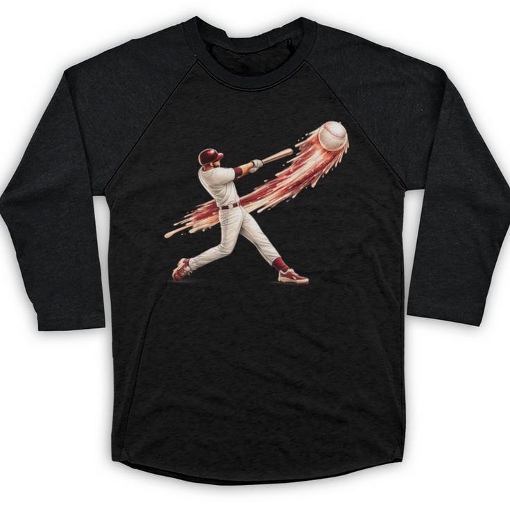 Baseball Drip Team For Boys And Girls Ice Cream Cool Baseball Raglan Shirt
