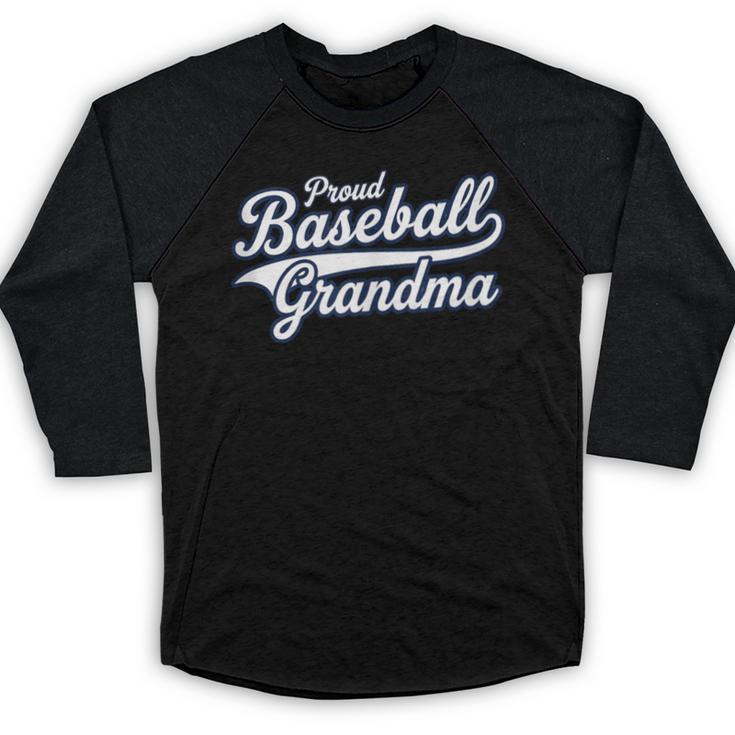 Baseball Grandma Graphic Baseball Raglan Shirt