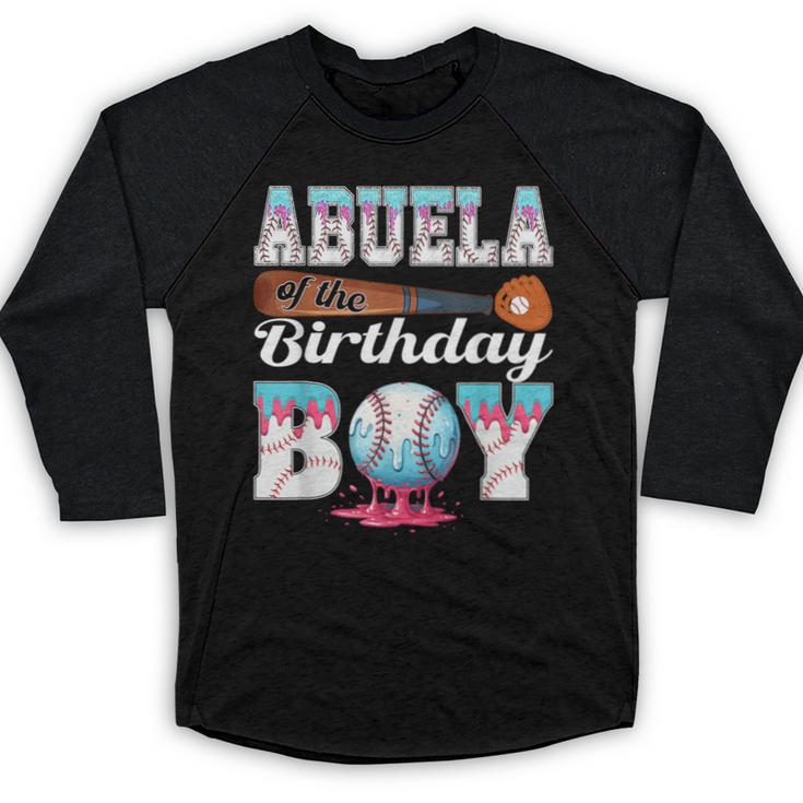 Baseball Ice Cream Drip Abuela Of The Birthday Boy Baseball Raglan Shirt