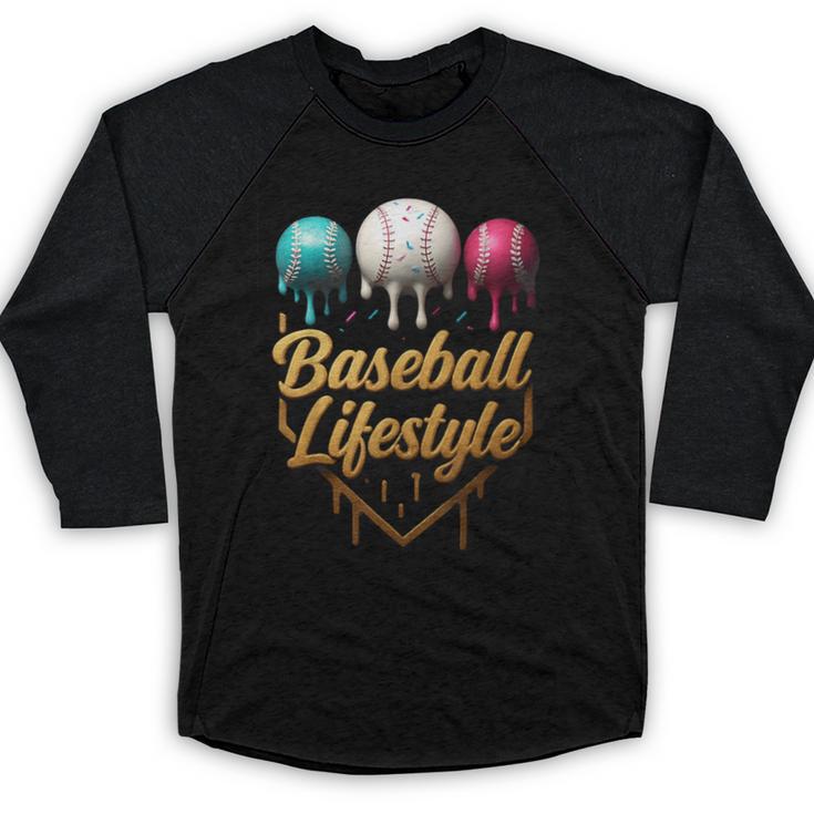 Baseball Lifestyle Drip Baseball Raglan Shirt