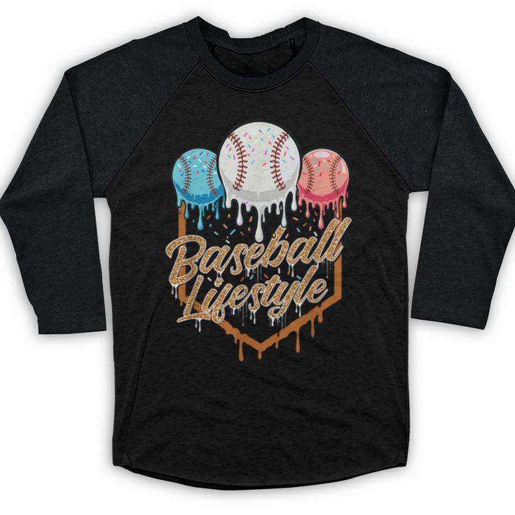 Baseball Lifestyle Baseball Lover Player Baseballer Baseball Raglan Shirt