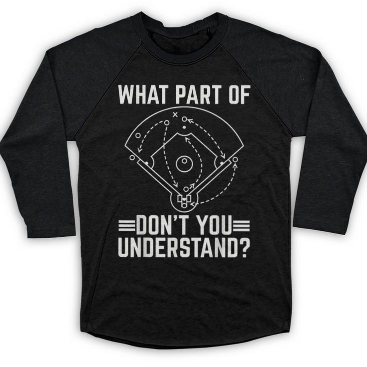 Baseball Math Double Play What Part Of Baseball Game Baseball Raglan Shirt