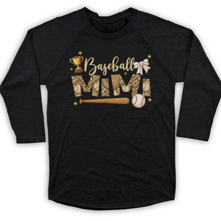 Baseball Mimi Vintage Baseball Lover Baseball Raglan Shirt